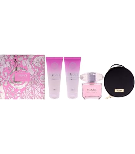 Amazon.com : Versace Bright Crystal 4-Piece Set for Women, (3.0 Oz